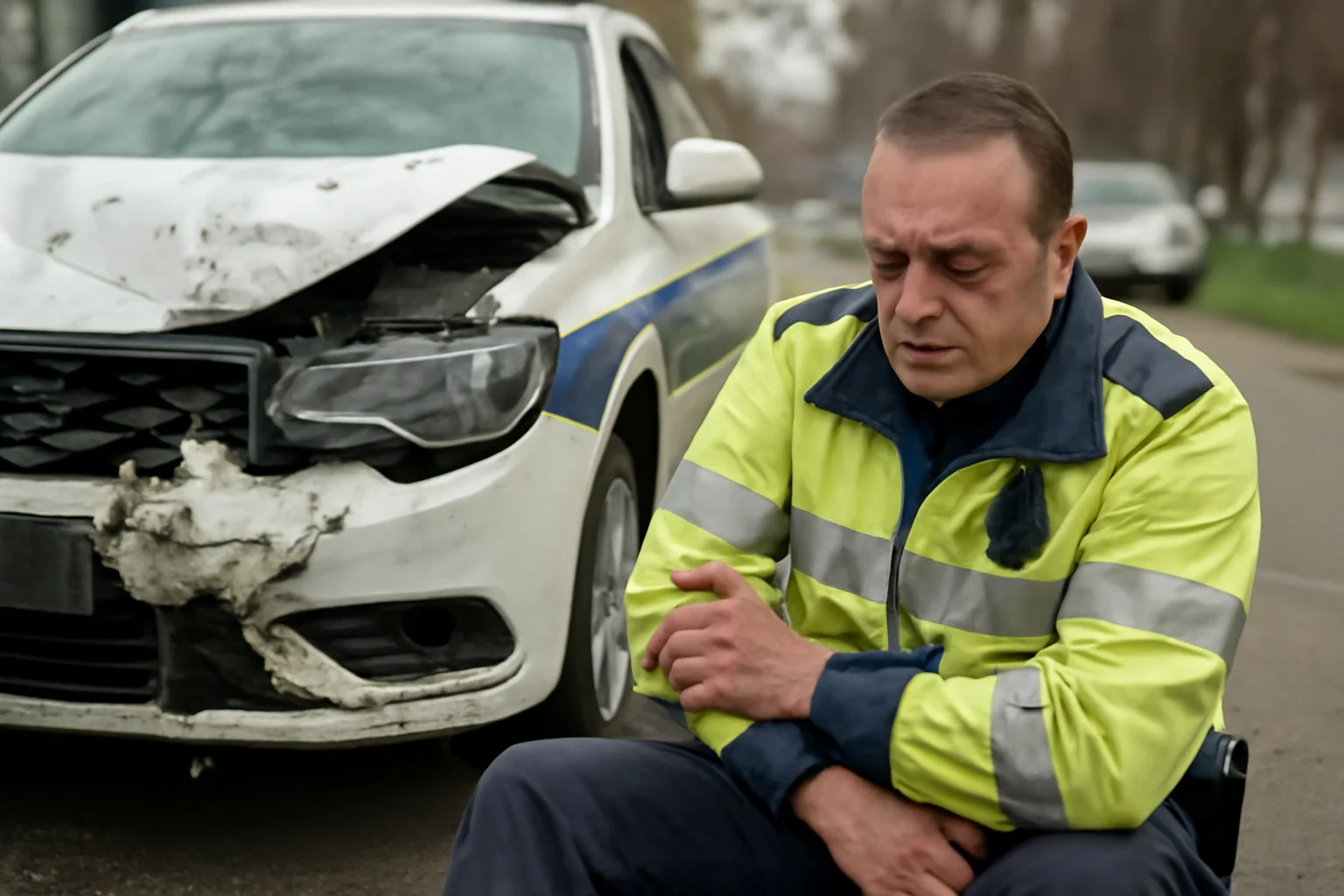 Polițist rănit grav într-o urmărire auto în Pitești