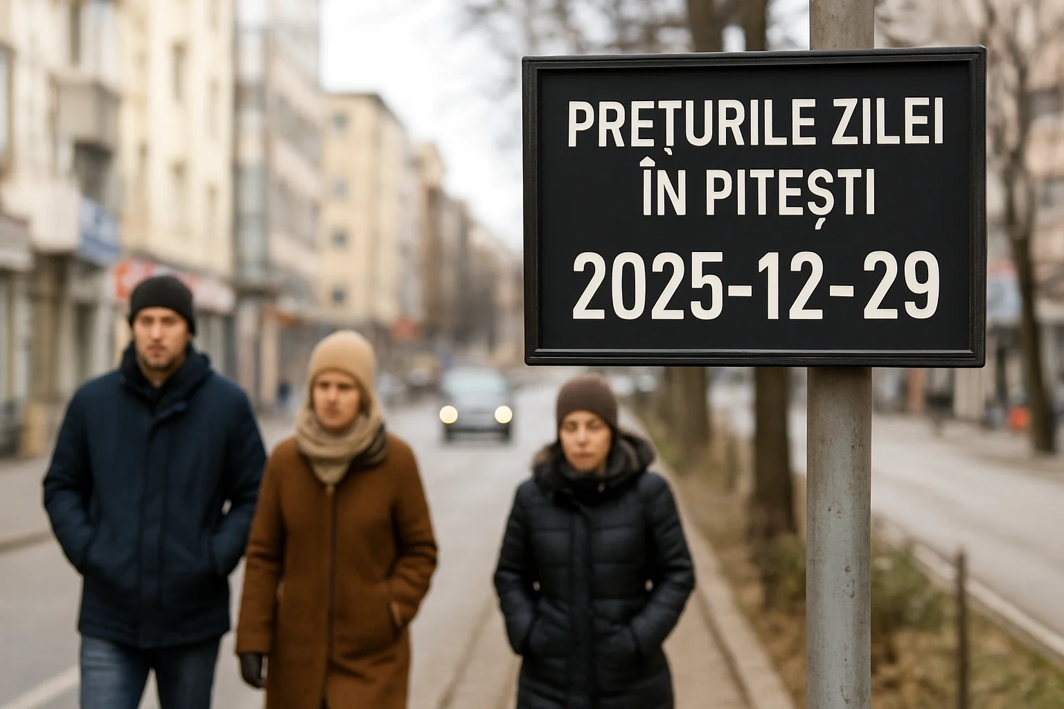 Prețurile zilei în Pitești – 2025-12-29