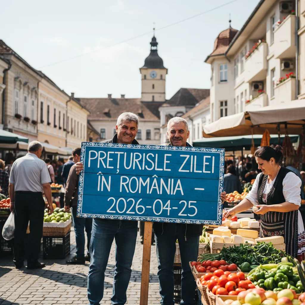 Prețurile zilei în România – 2026-04-25