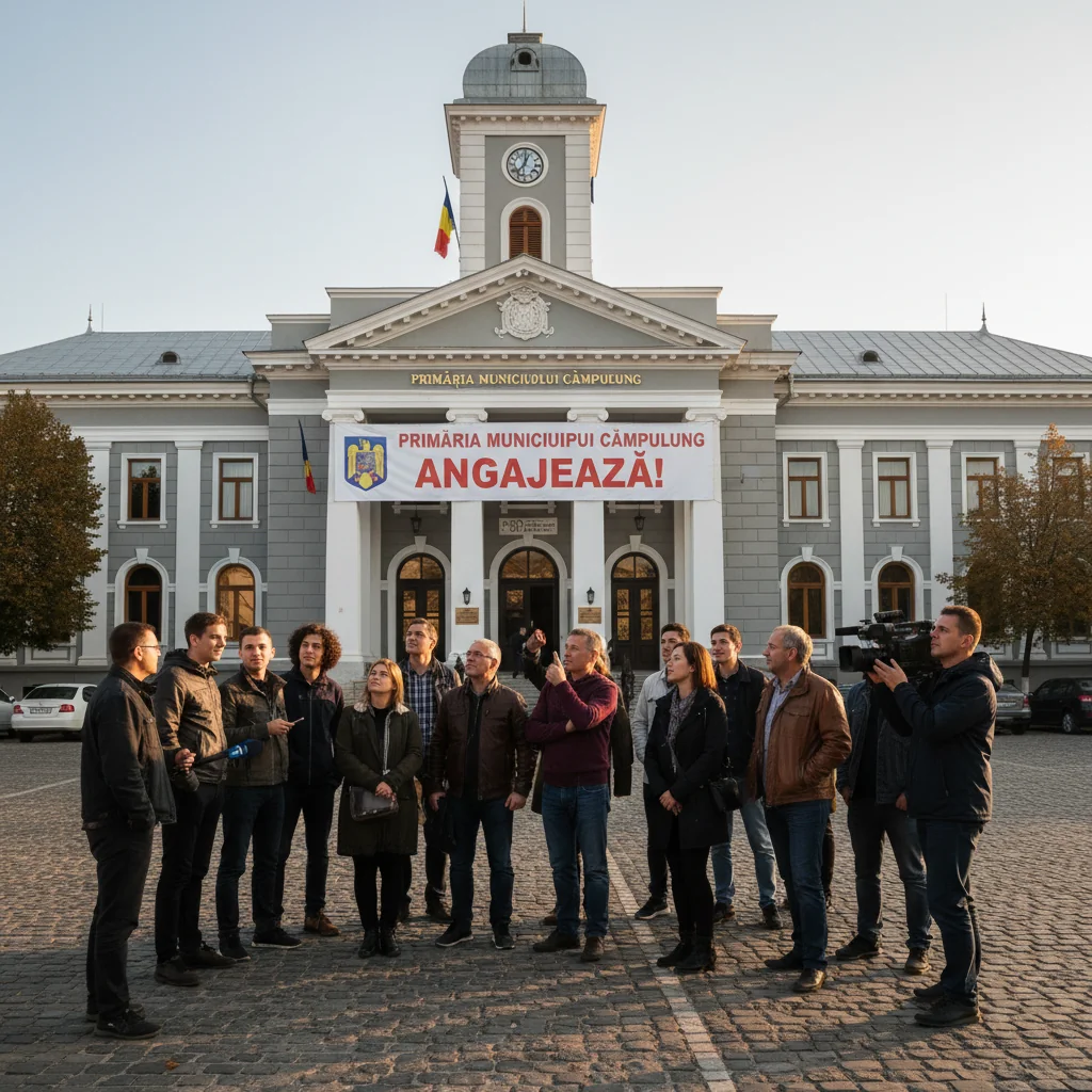 Primăria Municipiului Câmpulung anunță noi locuri de muncă disponibile!