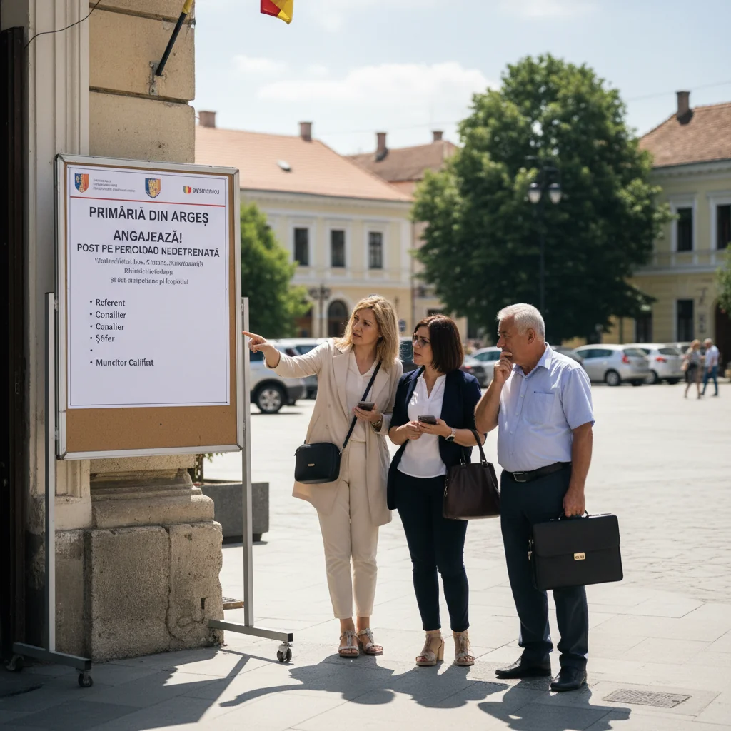 Primărie din Argeș anunță recrutare pe post permanent
