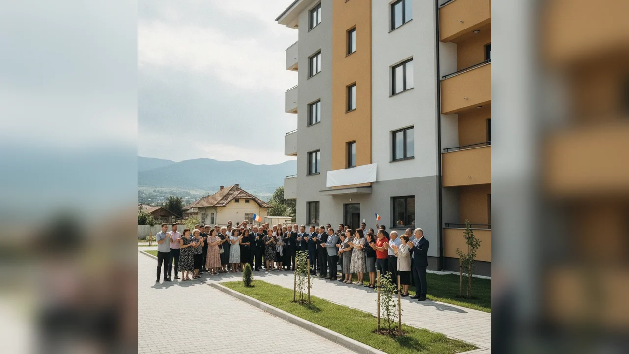 Primul bloc de locuințe sociale după 1989, recepționat