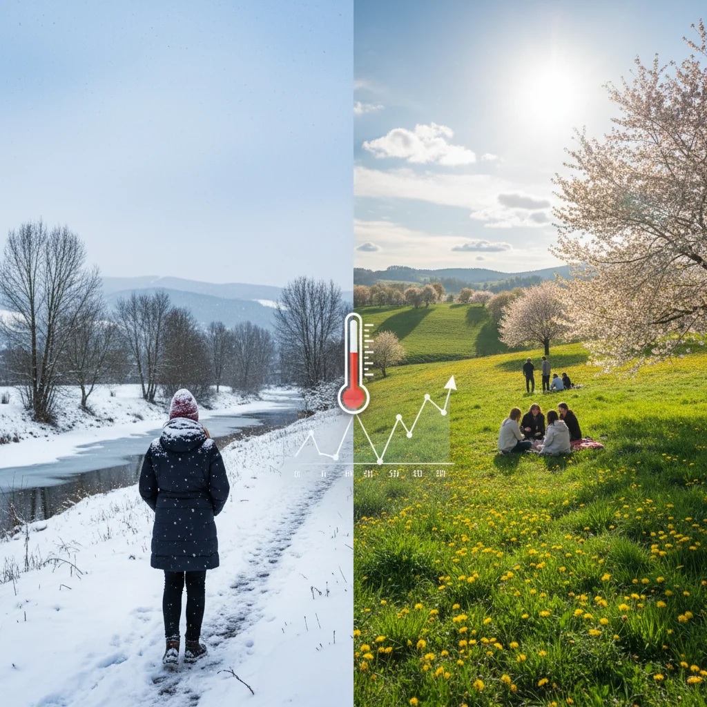 Prognoză meteo la Pitești: episod de frig urmat de încălzire treptată în Argeș
