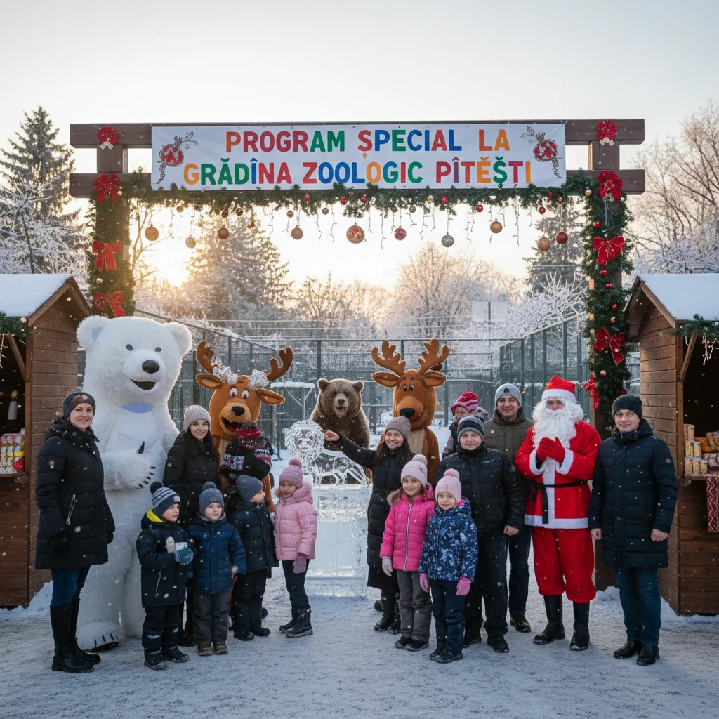 Program special de sărbători la Grădina Zoologică Pitești, anunțat de Primărie