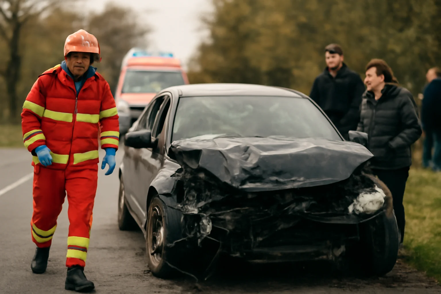 rănit într-un grav accident rutier în județul Argeș