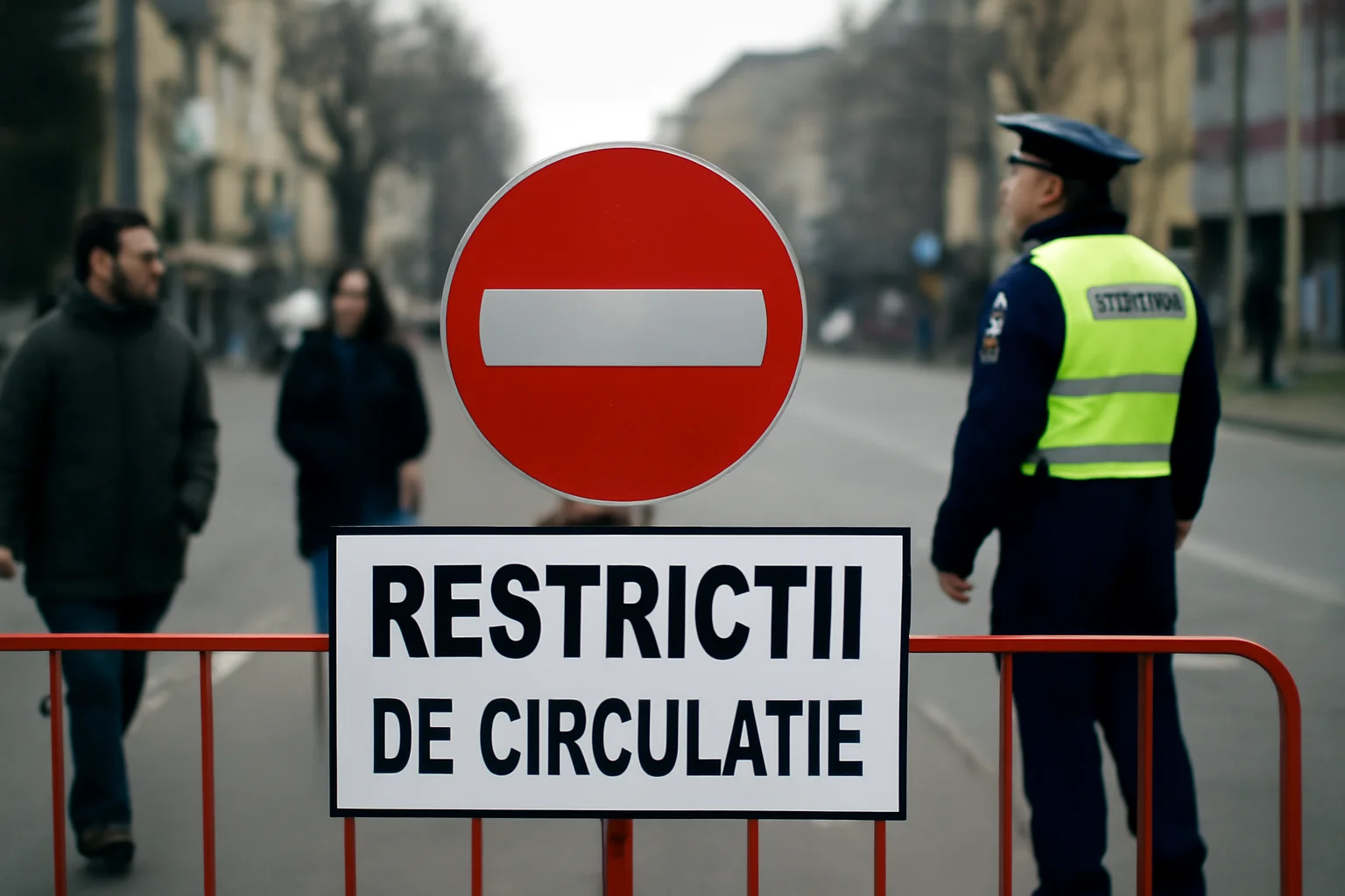 Restricții de circulație în Pitești: străzi importante închise