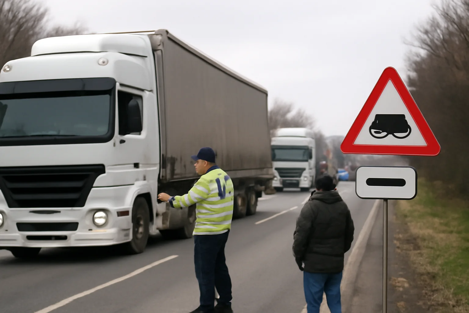 Restricții de trafic pentru camioane pe DN7 Pitești–Veștem de Anul Nou, anunțate de CNAIR