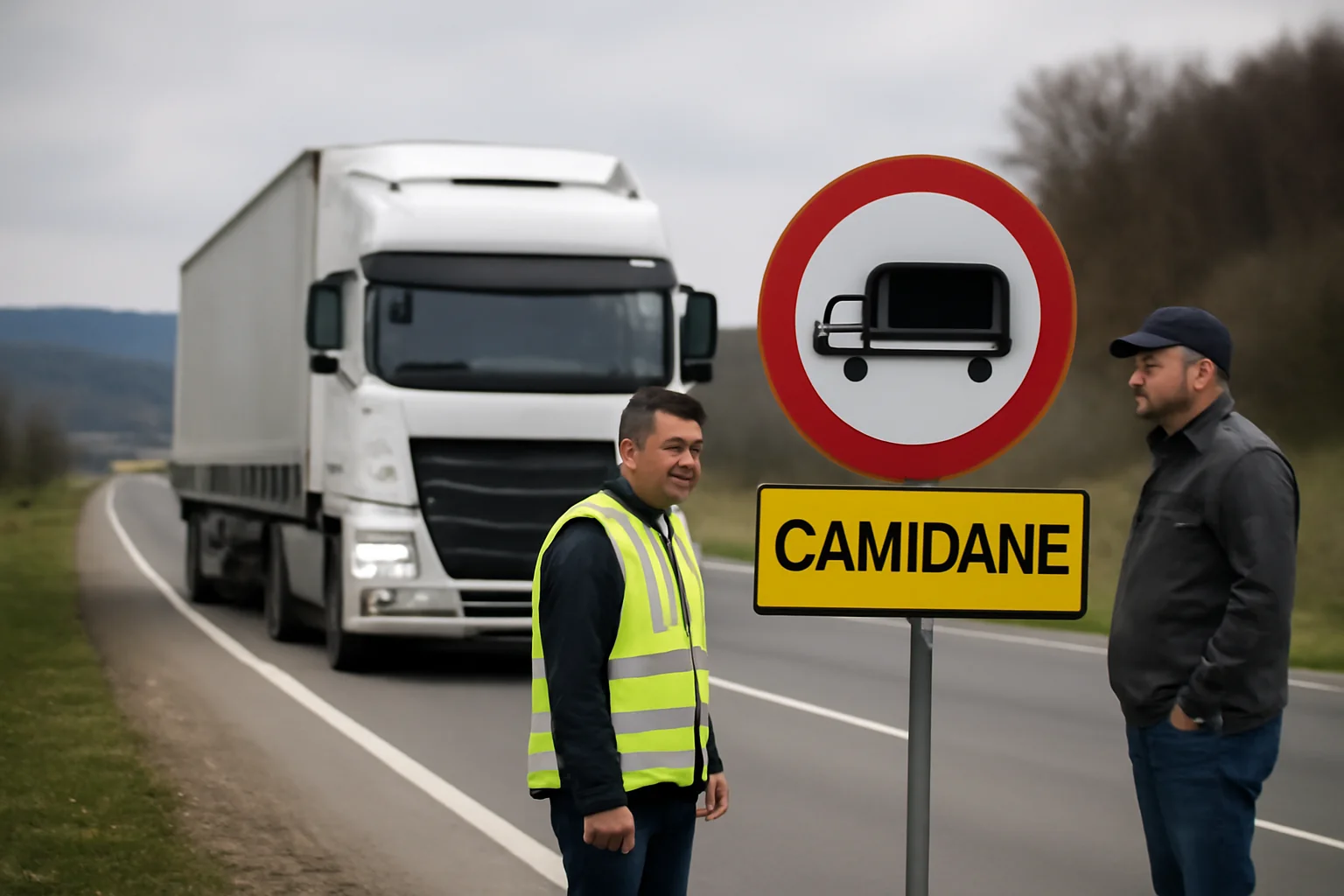 Restricții pentru camioane pe DN7 Pitești–Sibiu, anunțate de CNAIR