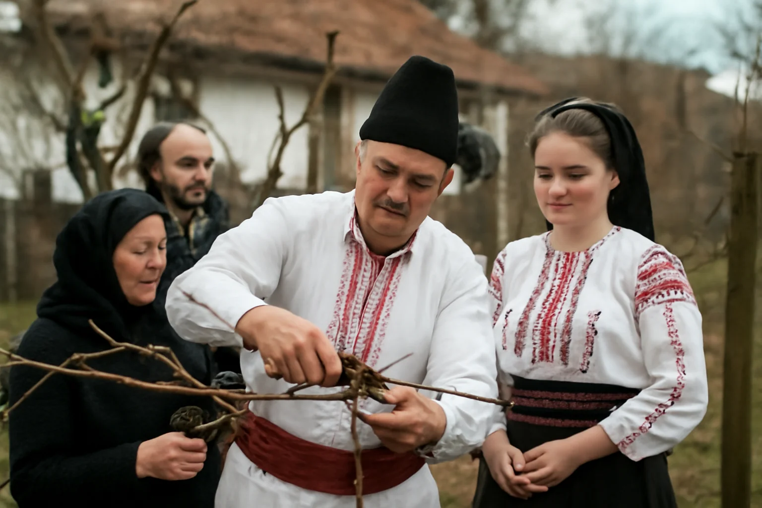 sărbătoarea Trifonului viilor renaște în satul de odinioară