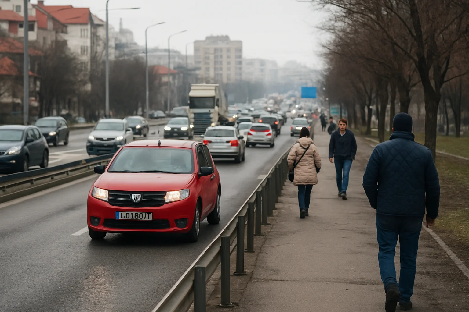 Situația actuală a traficului și infrastructurii rutiere în Pitești – 19 ianuarie 2026