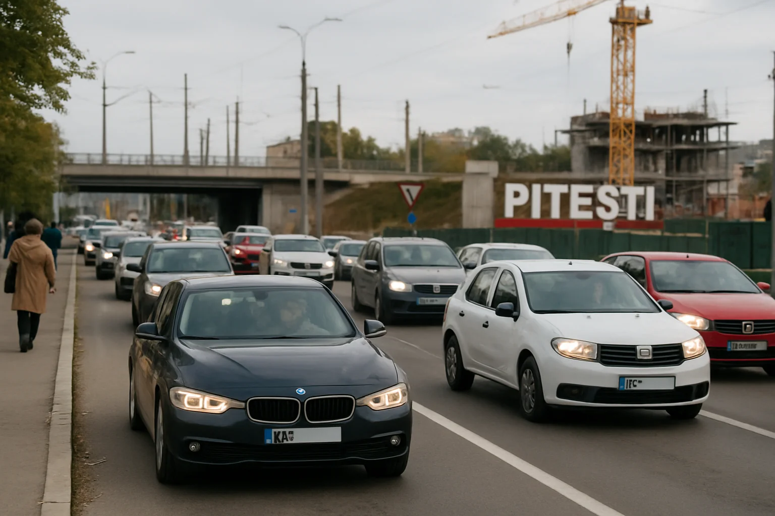 Situația actuală a traficului și obiectivele de infrastructură în Pitești