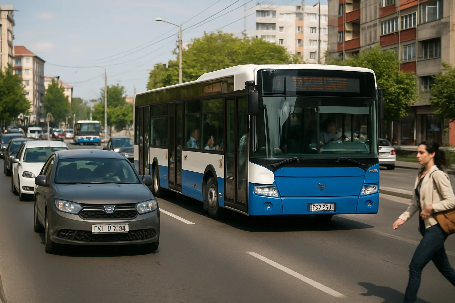 Situația traficului și a transportului public în Pitești – 11 mai 2026