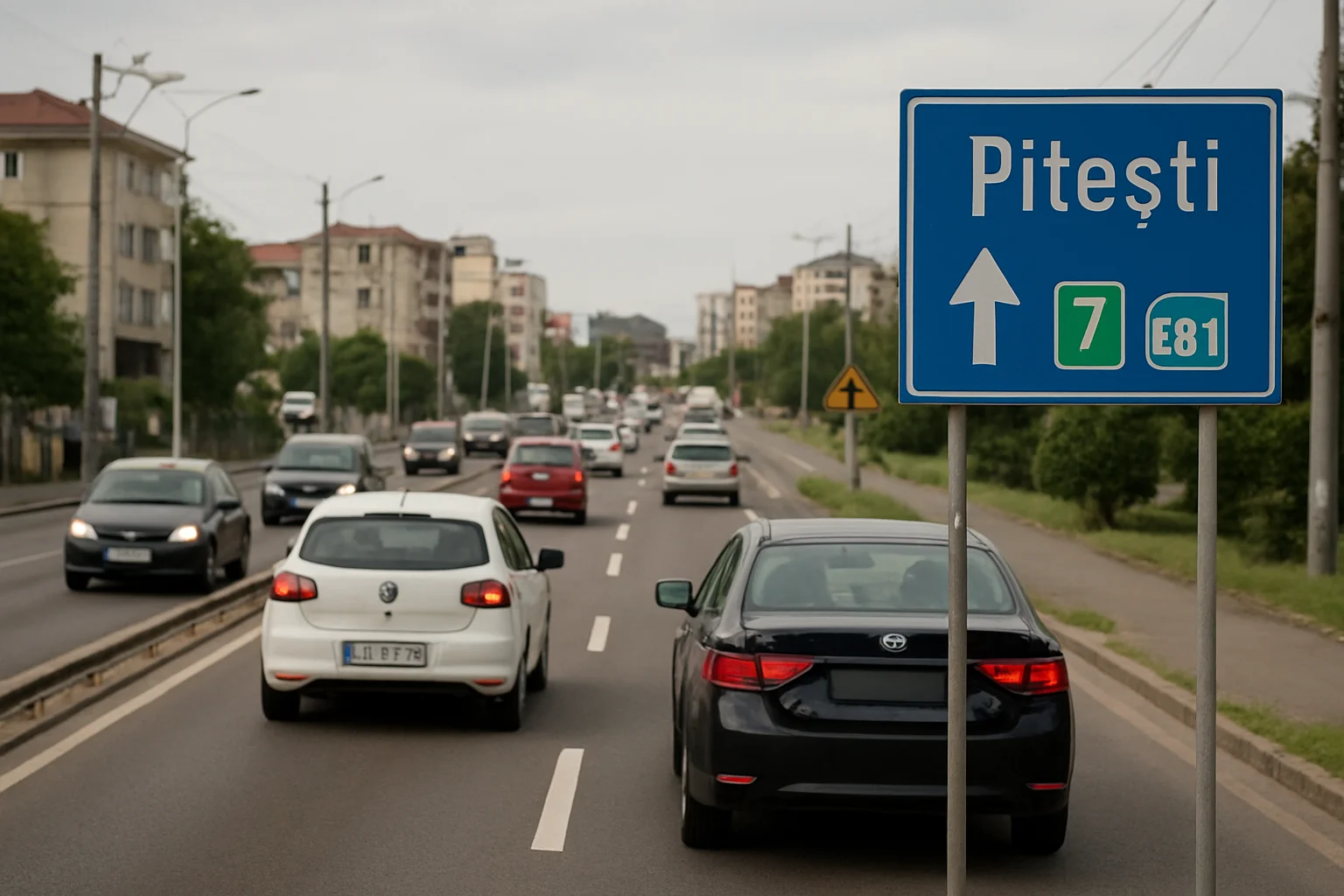 Situația traficului și infrastructurii rutiere din Pitești: actualizări și recomandări pentru 7 mai 2026
