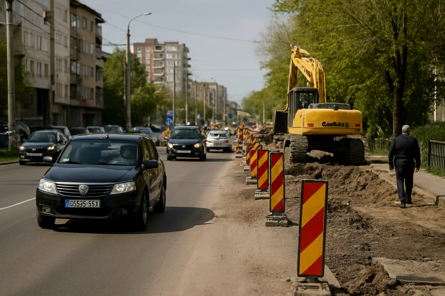 Situația traficului și lucrările de infrastructură în Pitești – 26 aprilie 2026