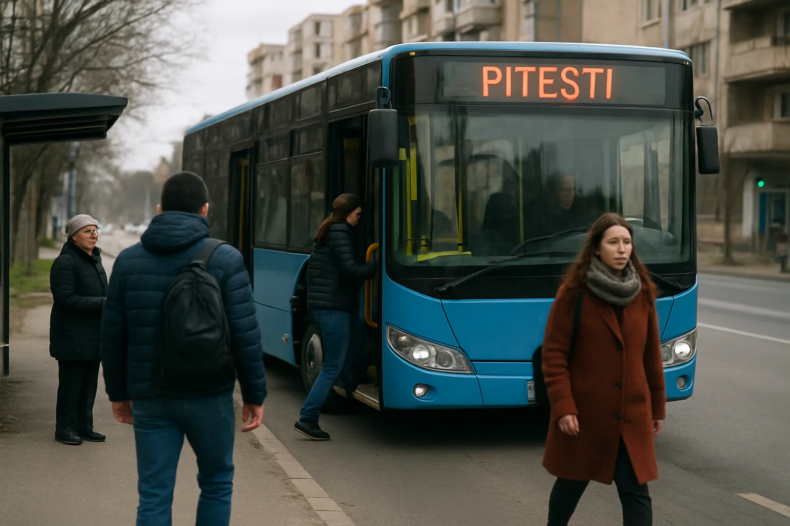 Situația transportului local în Pitești la începutul anului 2026
