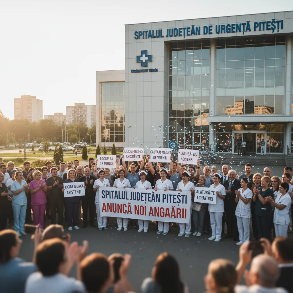 Spitalul Județean de Urgență Pitești anunță concurs pentru noi angajări