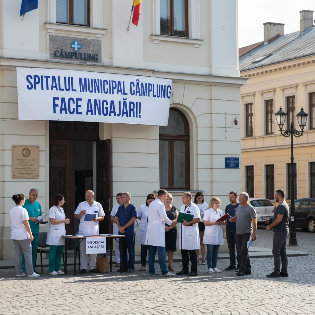 Spitalul Municipal Câmpulung anunță noi posturi disponibile pentru angajare!
