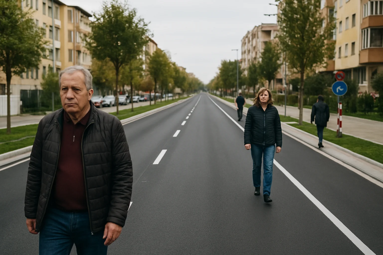 Strada modernizată din Pitești elimină praful și noroiul