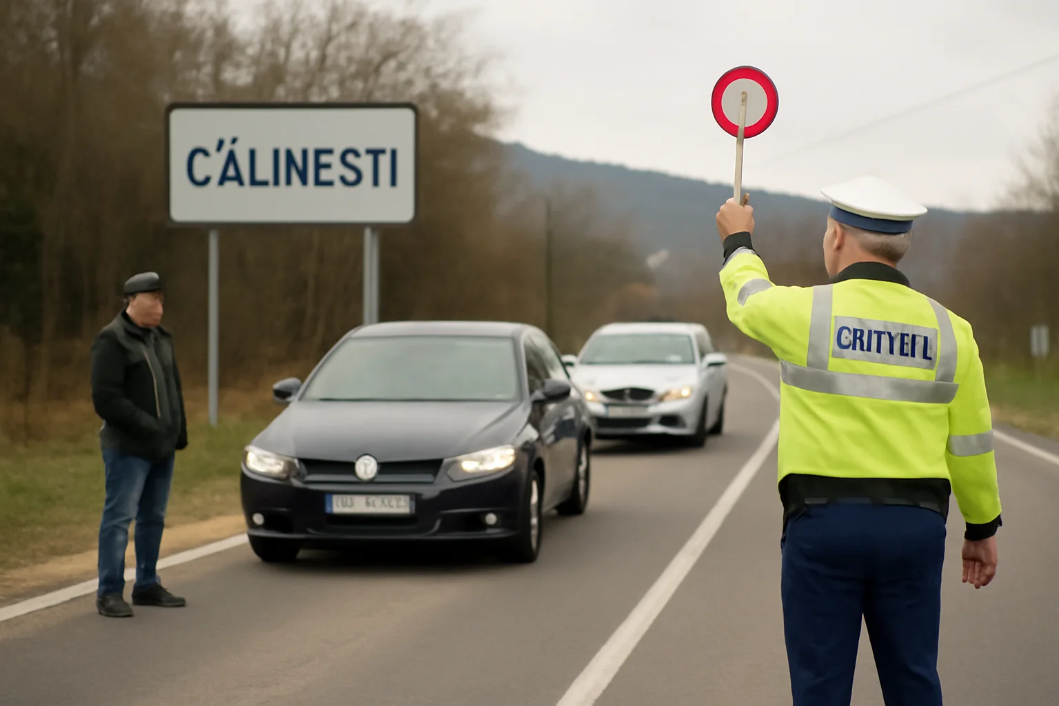 Trafic deviat pe DN 7, în apropiere de Pitești: restricții rutiere la Călinești