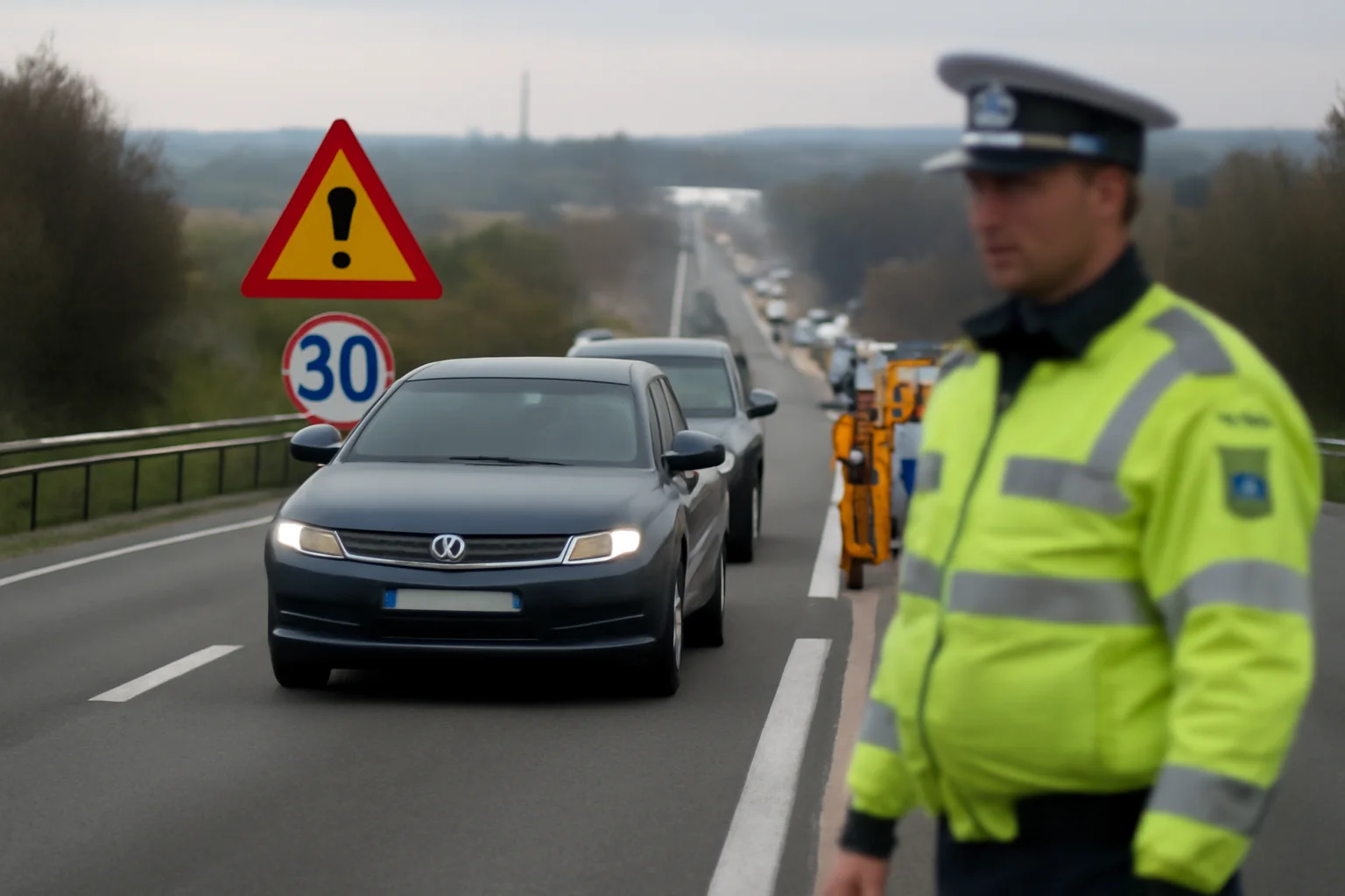 Trafic restricționat pe A1 la ieșirea din Pitești din cauza lucrărilor la rosturile de dilatație