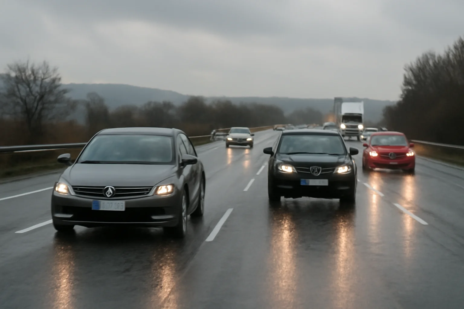 Trafic rutier la Pitești pe 20 februarie: carosabil umed pe A1 și DN7, fără restricții majore